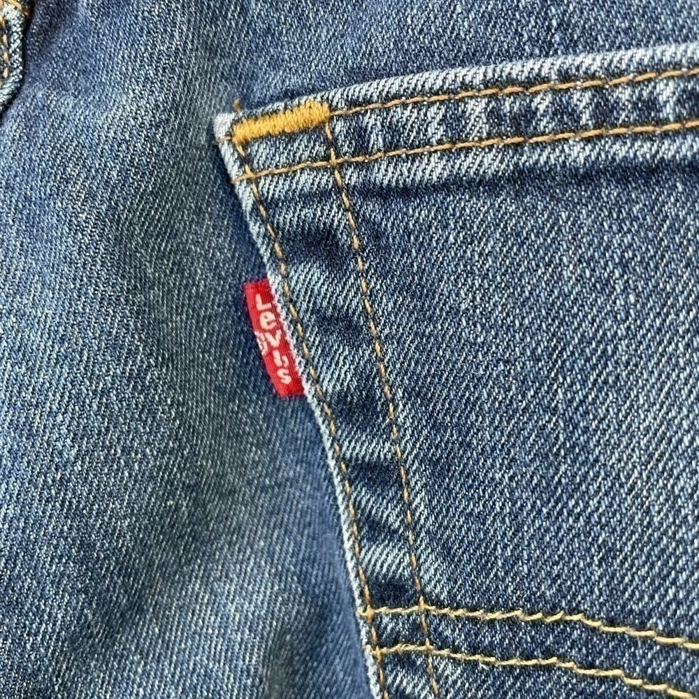 LEVIS 505 Vintage High Rise Straight Leg Jeans size 34x32